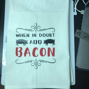 Add Bacon Dish Towel