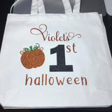 Halloween Trick or Treat Tote